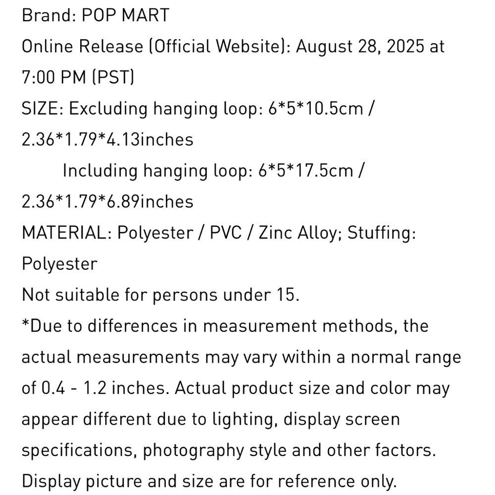 Pop Mart Pin for Love Series Vinyl Plush Blind Box Letter D the monsters labubu - Picture 2 of 8